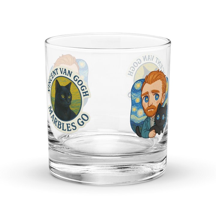 Vincent Van Gogh Marble Gogh Rocks Glass product image (2)