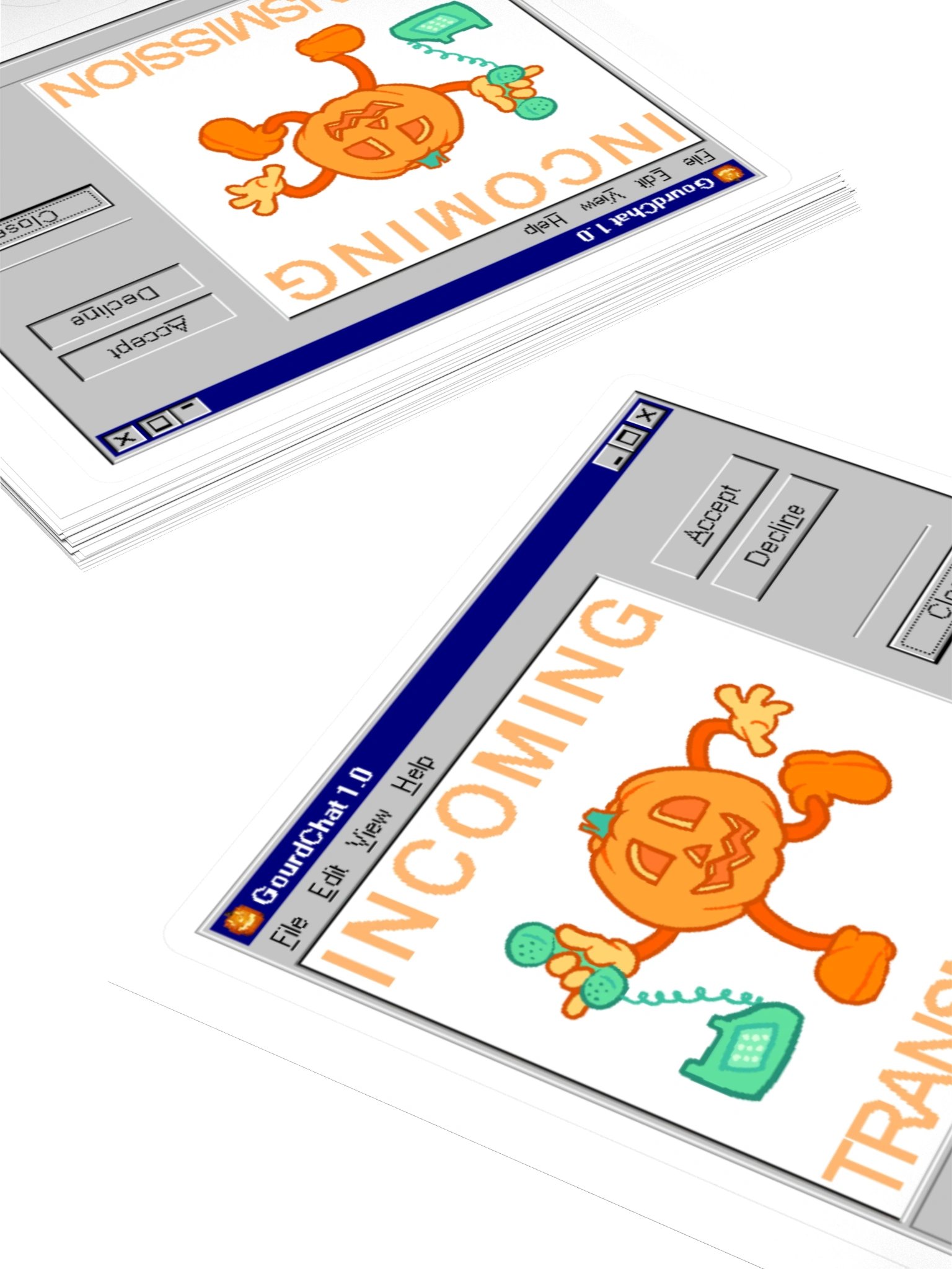 "GourdChat 1.0" Sticker product image (12)