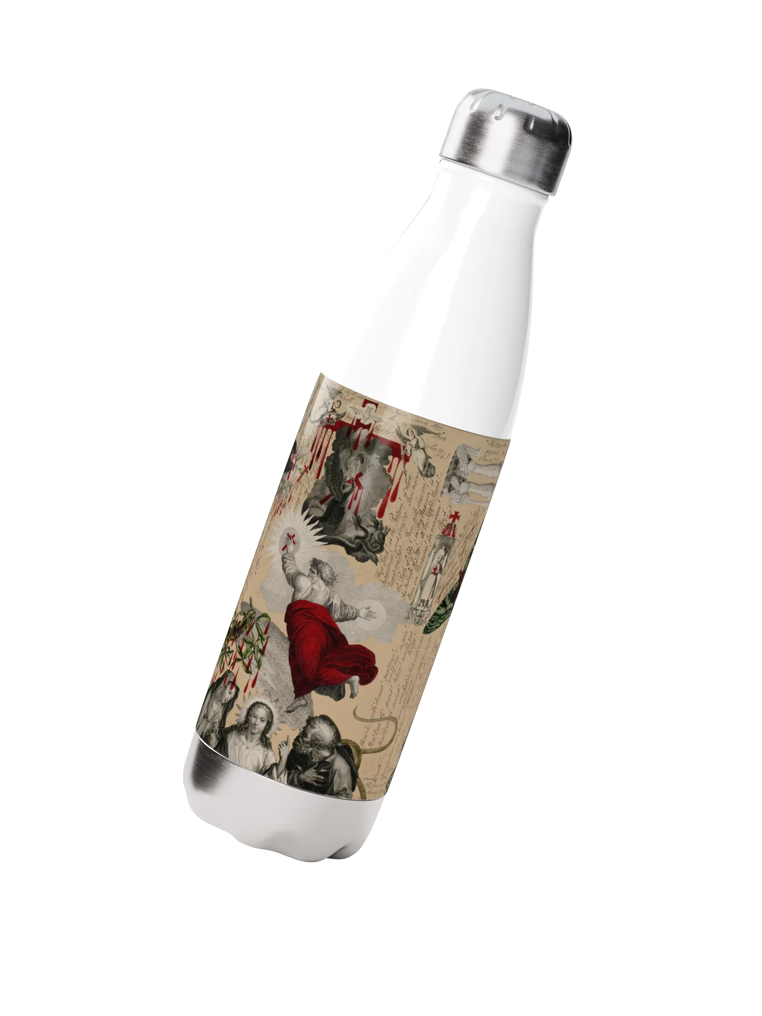 Victorian Blood Book. Stainless Steel Water Bottle product image (2)
