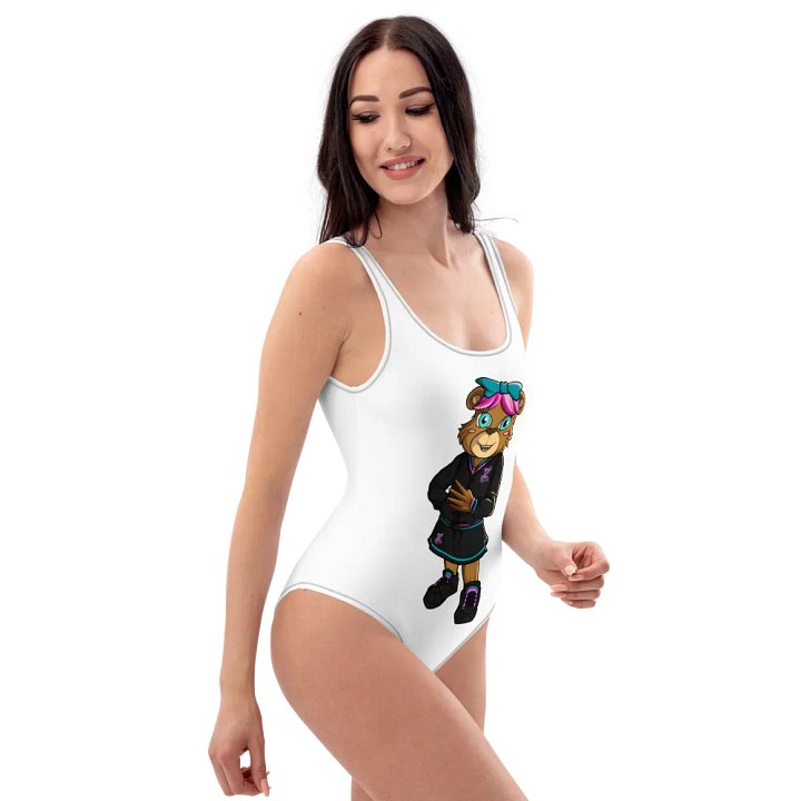 Standing Bear White One Piece Swim Suit product image (2)