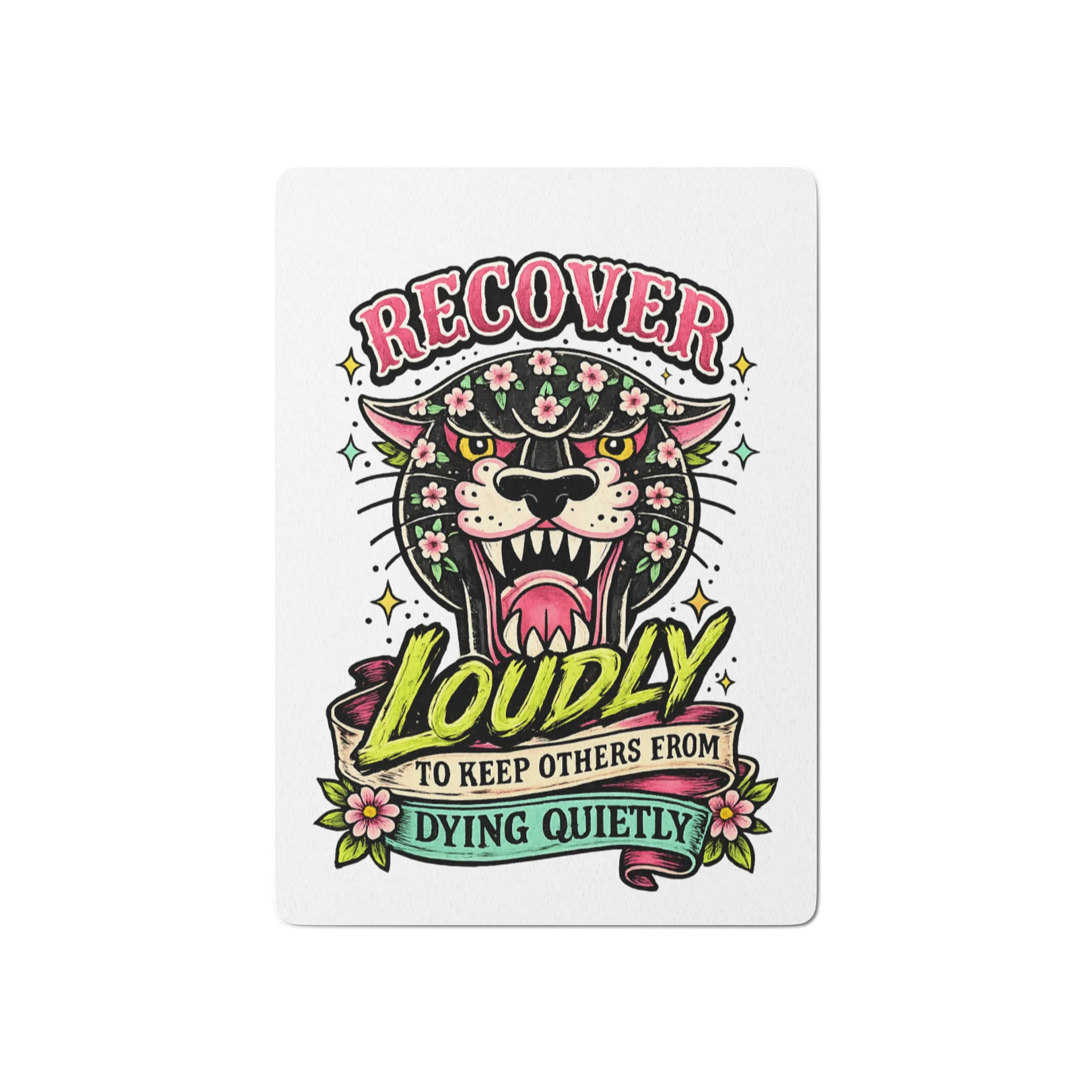 Recover Loudly Big Cat Poker Deck product image (1)