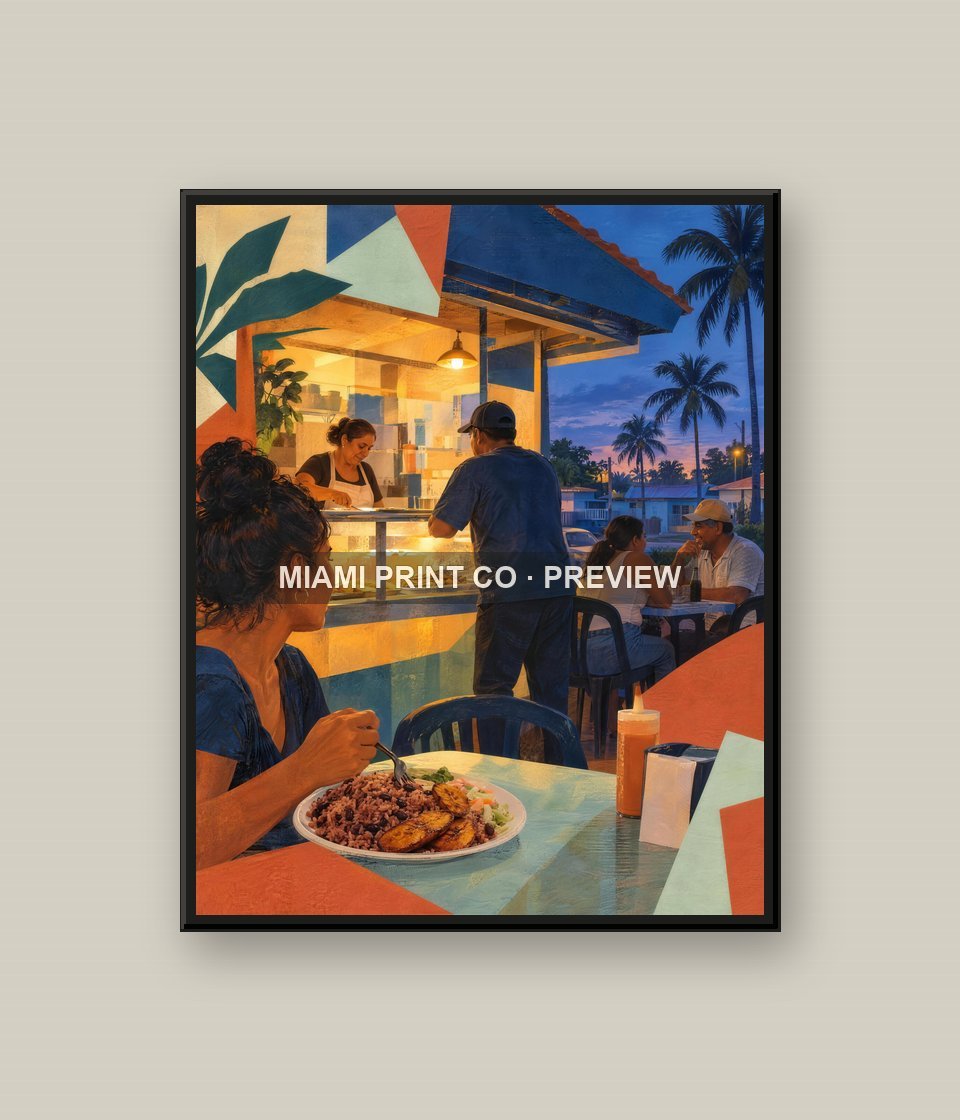Little Managua | Framed Art Print product image (1)