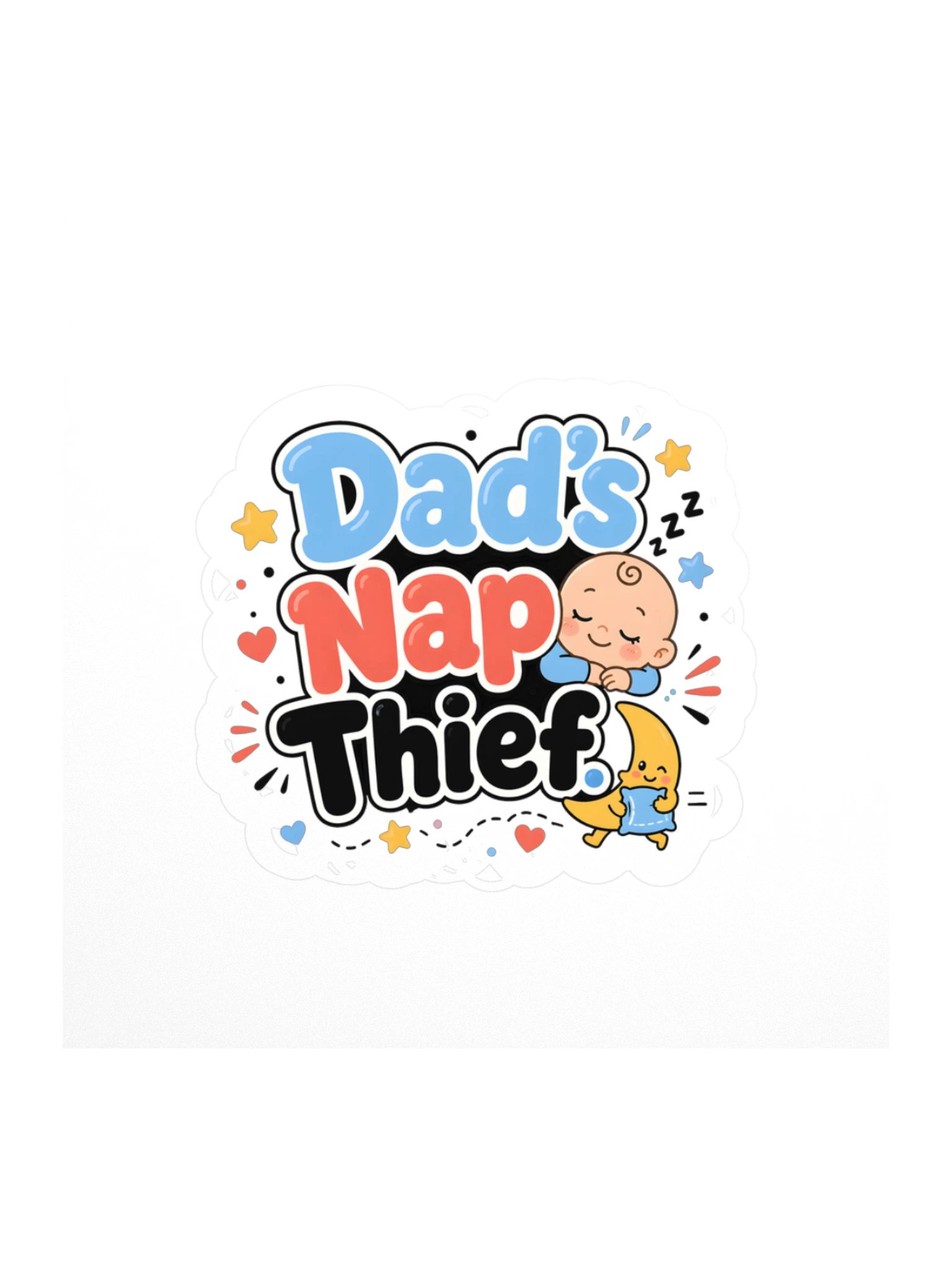 Dad's Nap Thief Sticker product image (1)