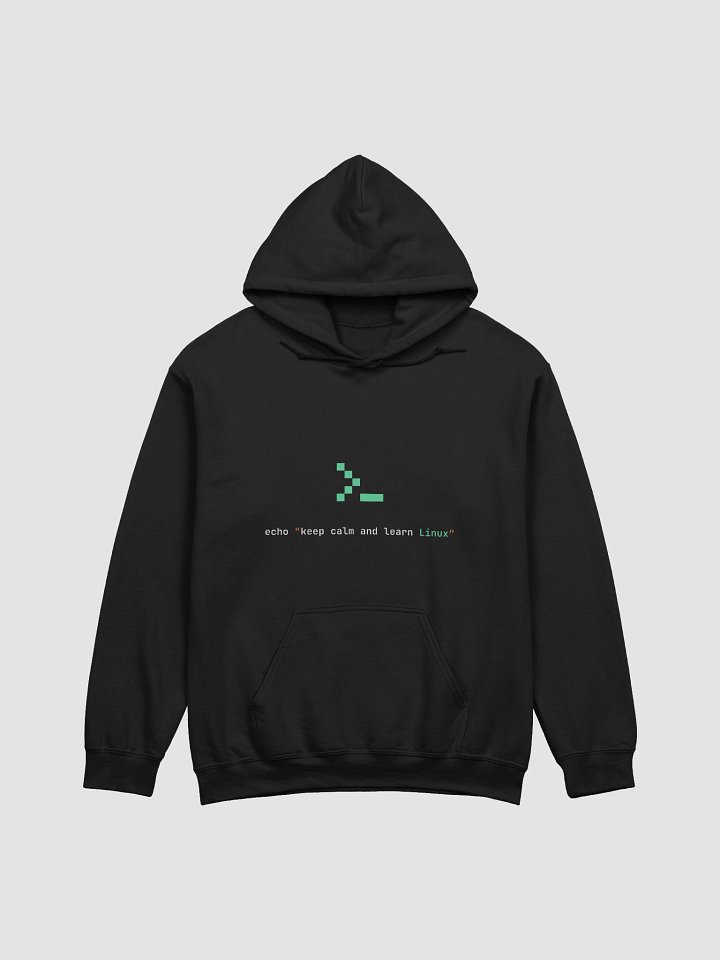 Keep Calm and Learn Linux Hoodie product image (1)