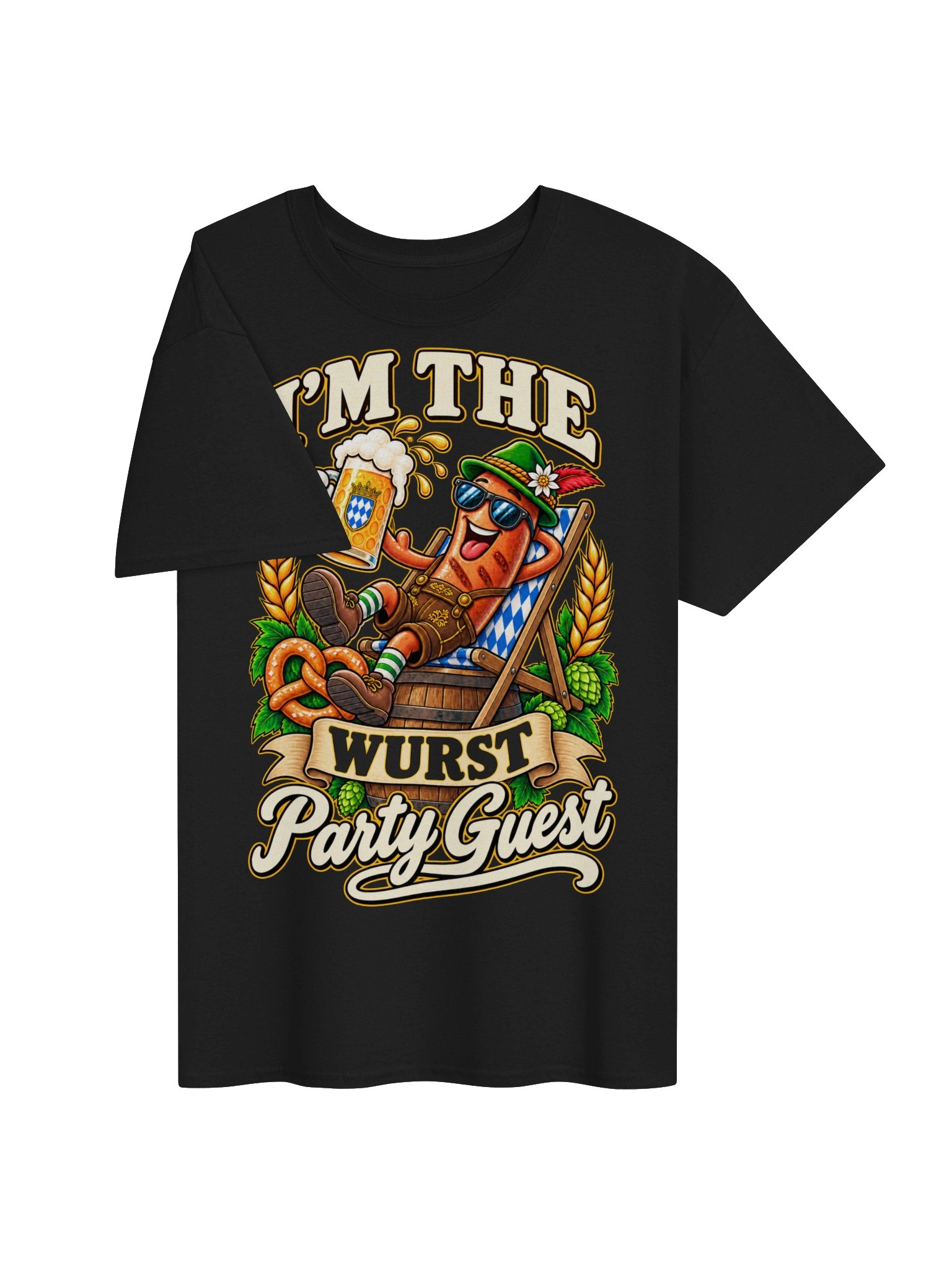 I’m the Wurst Party Guest Funny Oktoberfest Vintage Tee product image (29)