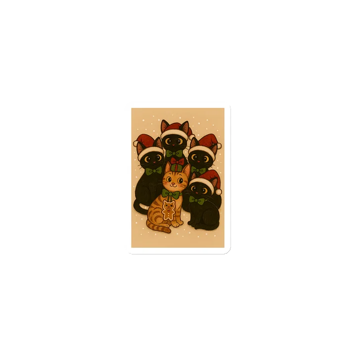 Cat brigade Winter Die-Cut Magnets product image (1)