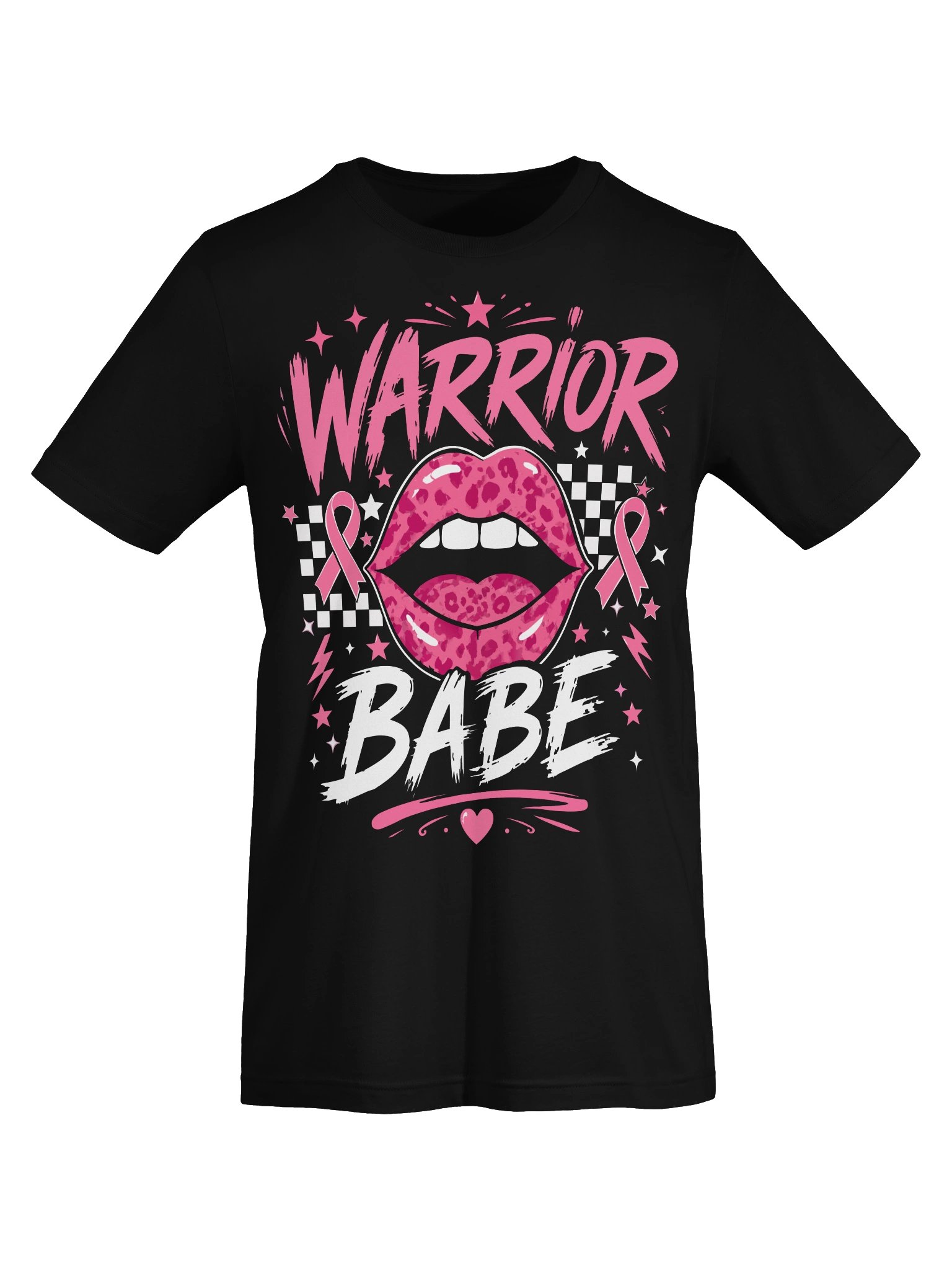Warrior Babe Pink Ribbon Glam Tee product image (6)