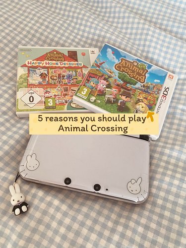 🏝️ 🌸 5 reasons you should play Animal Crossing 🌸 🏝️ 

🫶 The community
You rarely feel alone! From chatting with your villager...