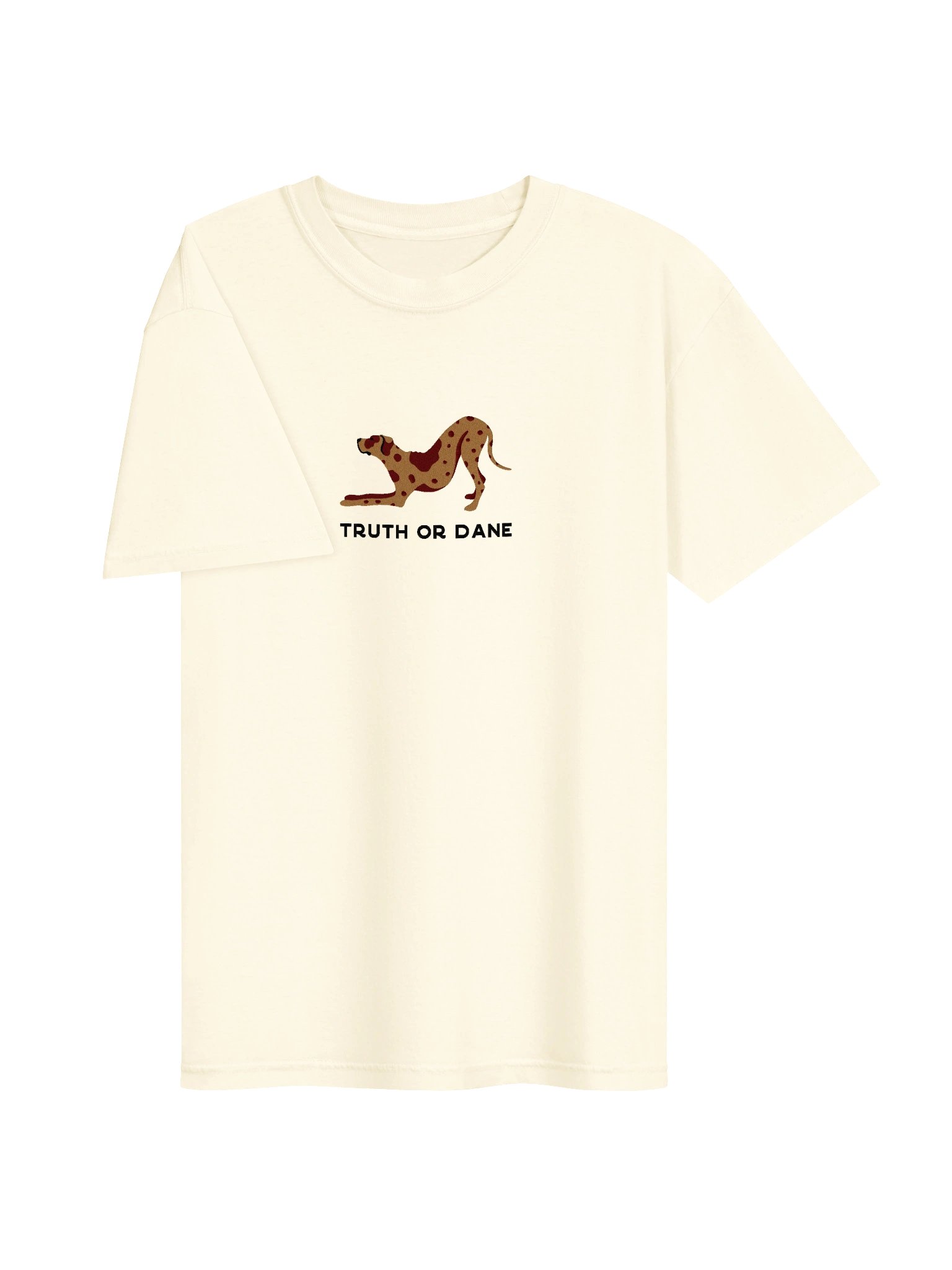 Truth or Dane T-Shirt(Embroidered) of a Great Dane(Chocolate Merle) product image (6)