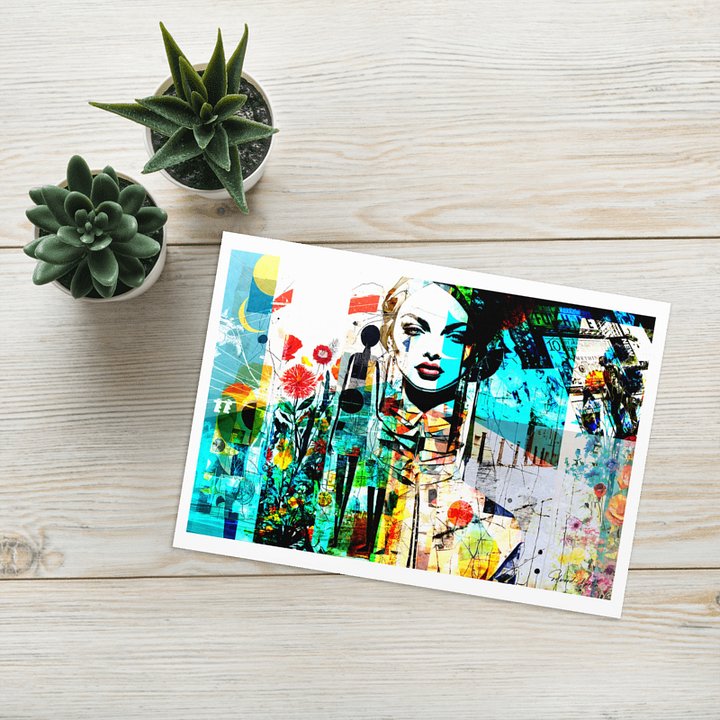 Abstract Diva by Edward Martin Card product image (2)