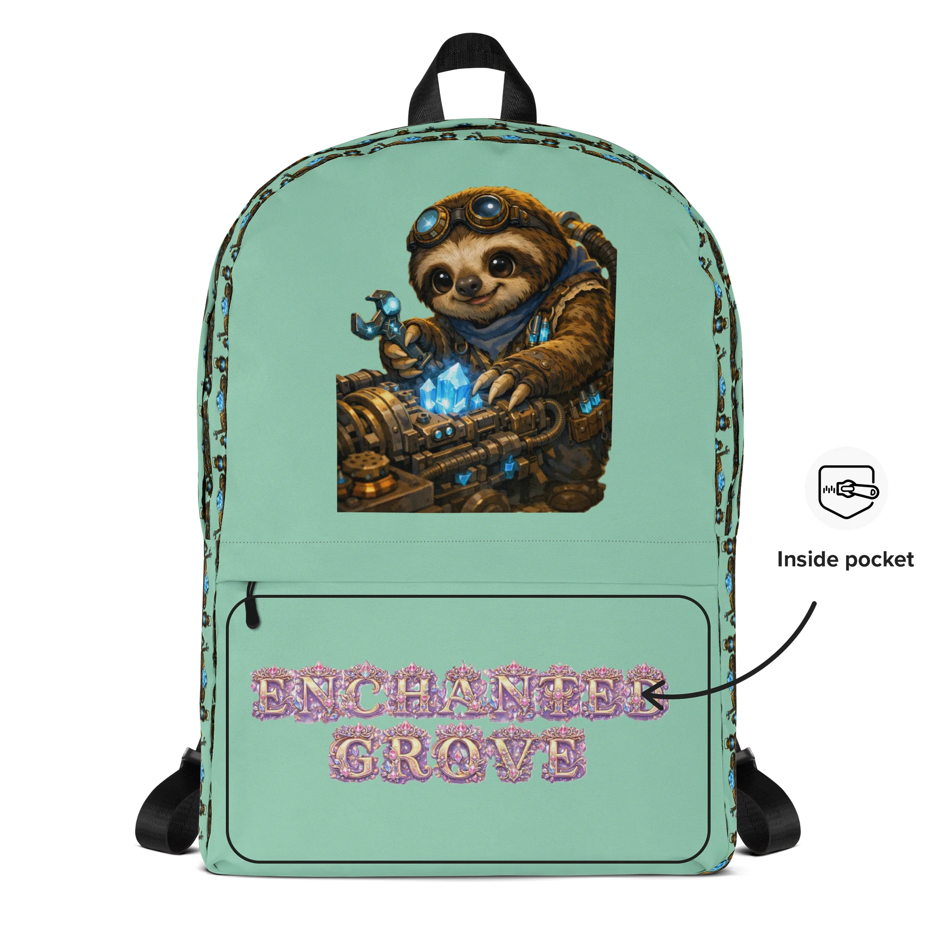 Kingdom Mechanic All-Over Backpack product image (5)