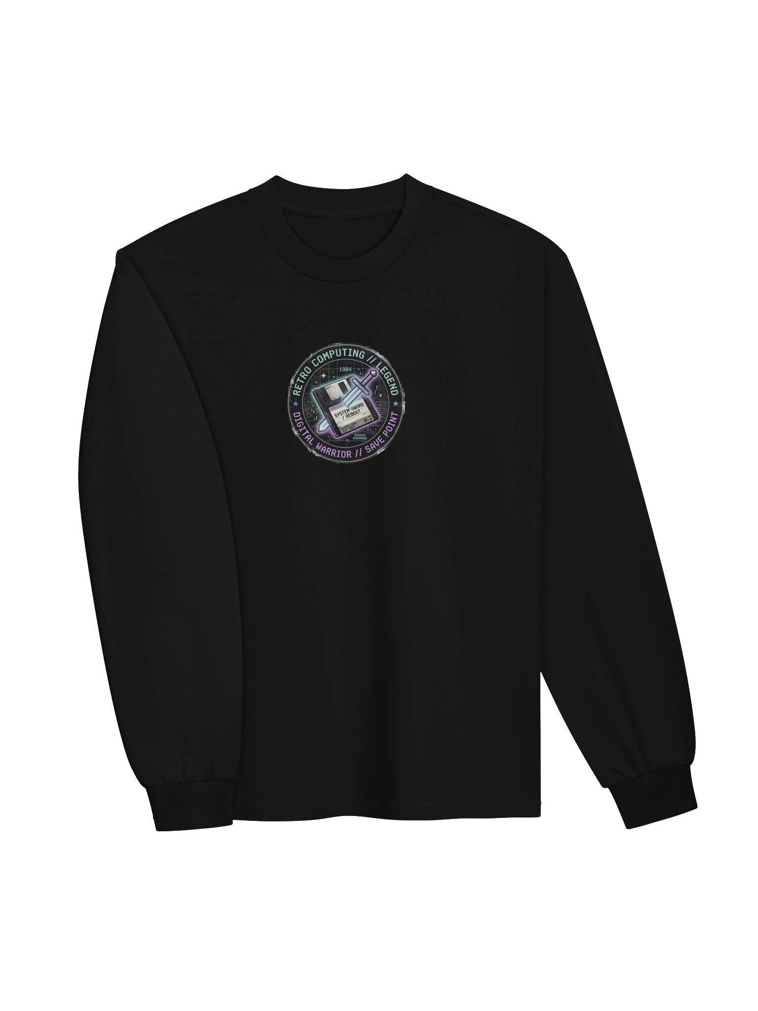Retro Computing Legend Cyberpunk Badge product image (3)