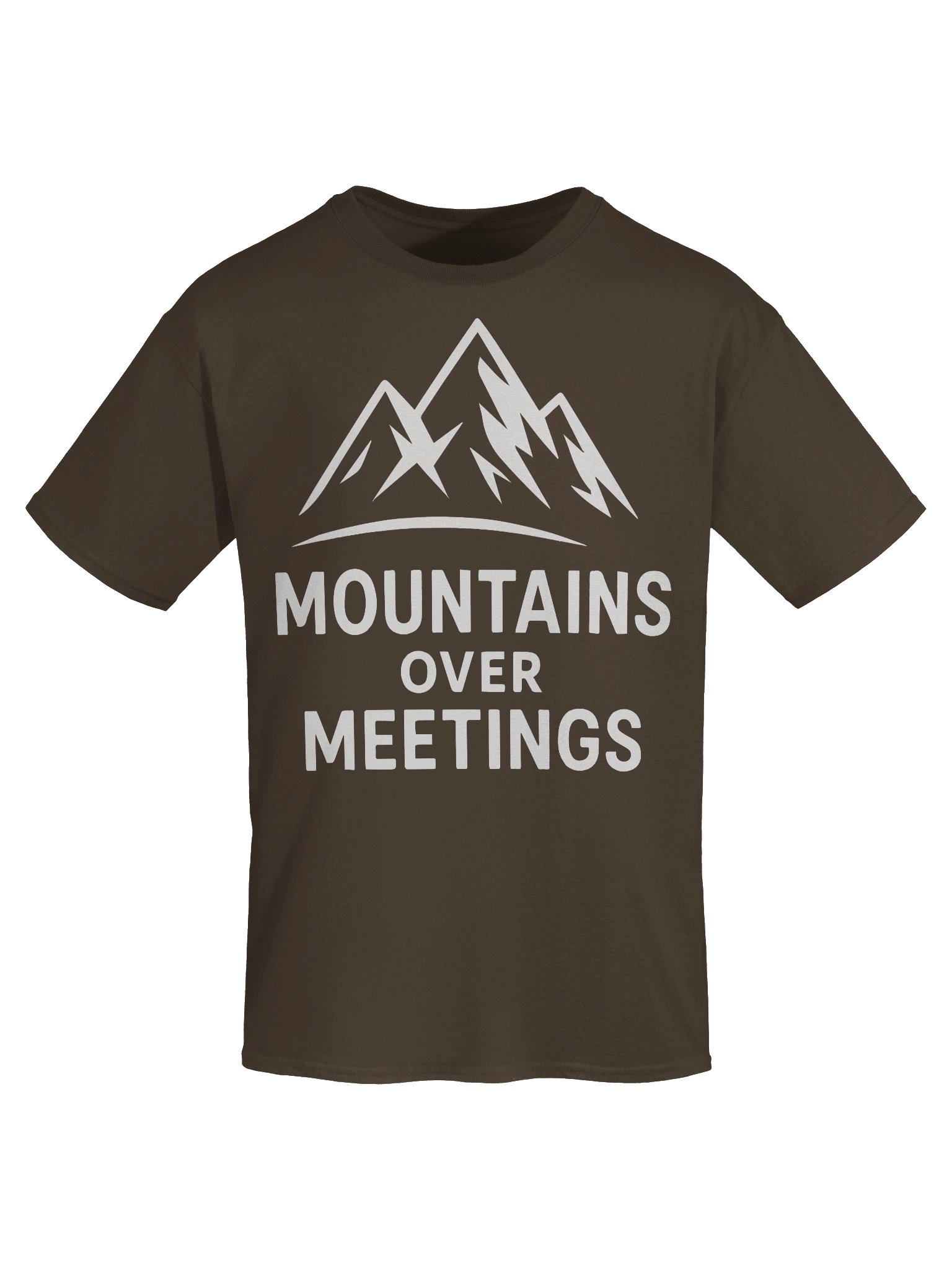 Mountains Over Meetings Adventure Tee product image (7)