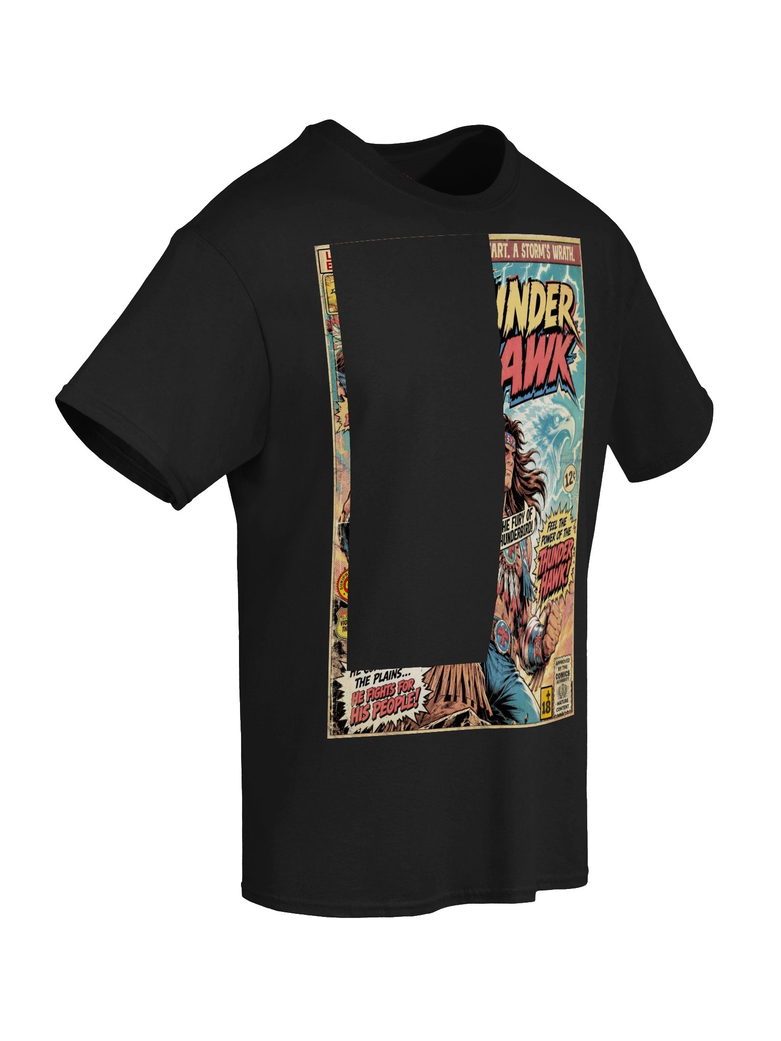Thunder Hawk Comic Art Gaming T-Shirt product image (6)