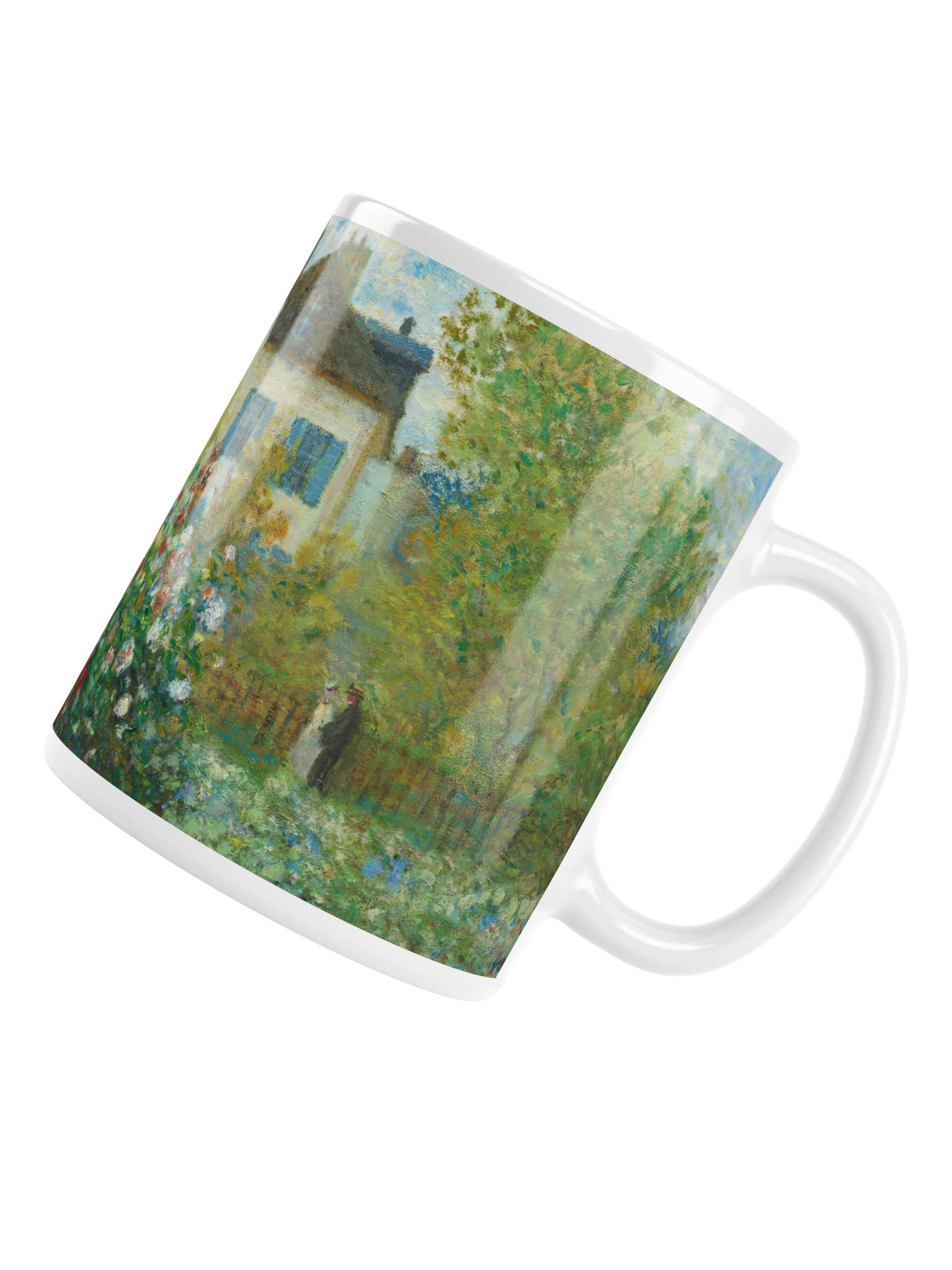 The Artist's Garden in Argenteuil (A Corner of the Garden with Dahlias) [Claude Monet] Mug product image (7)