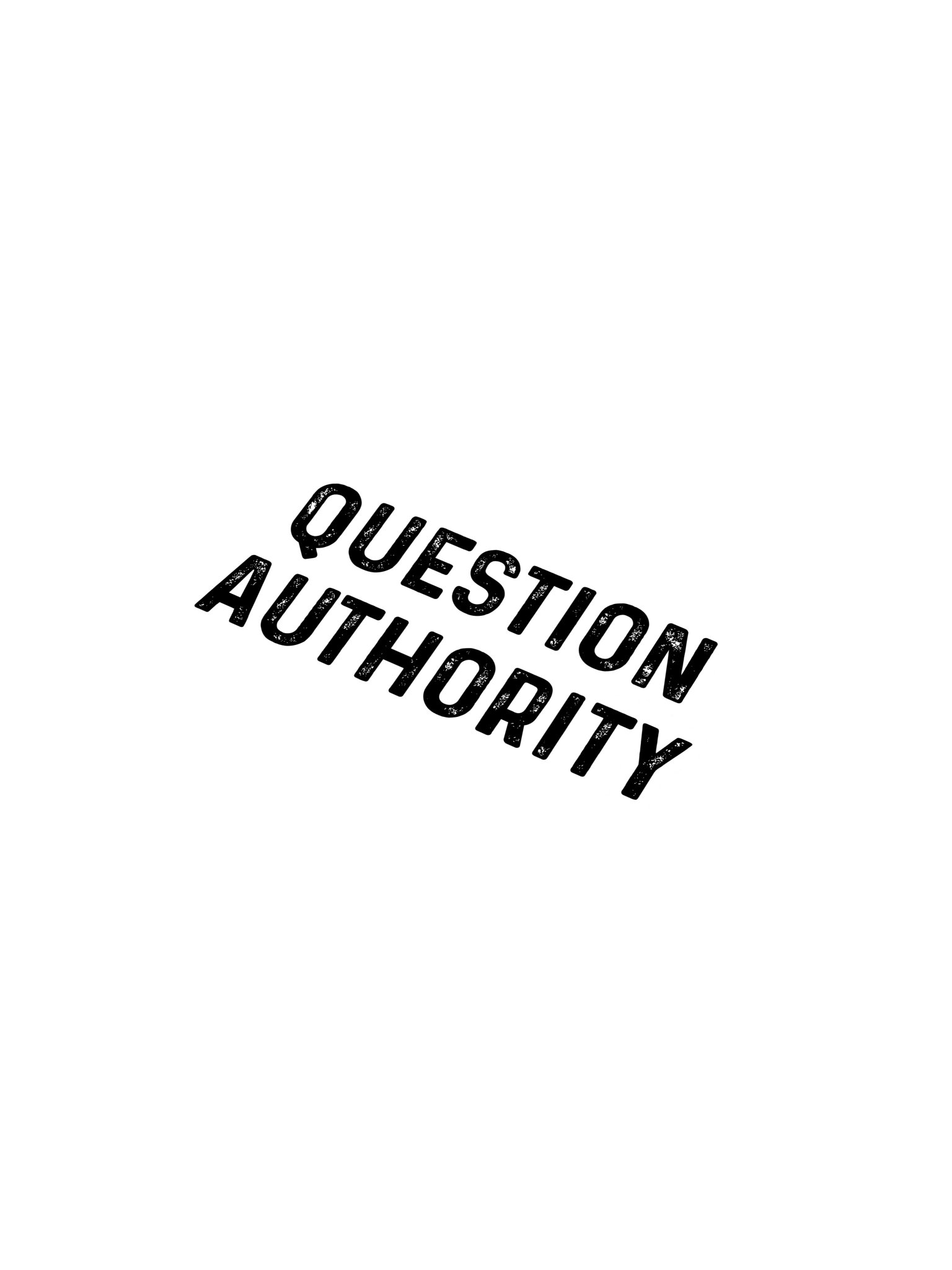 Question Authority Sticker product image (1)