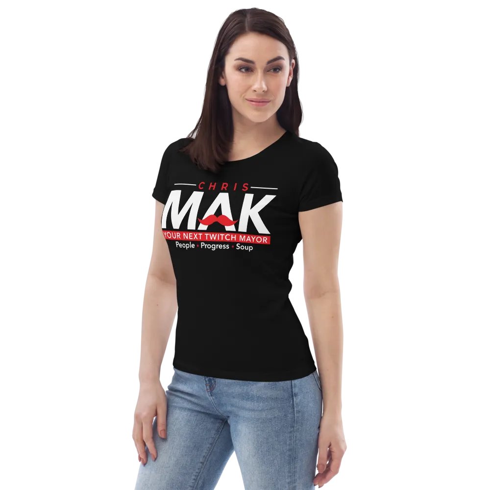 CHRIS MAK MAYOR WOMENS Black T product image (3)