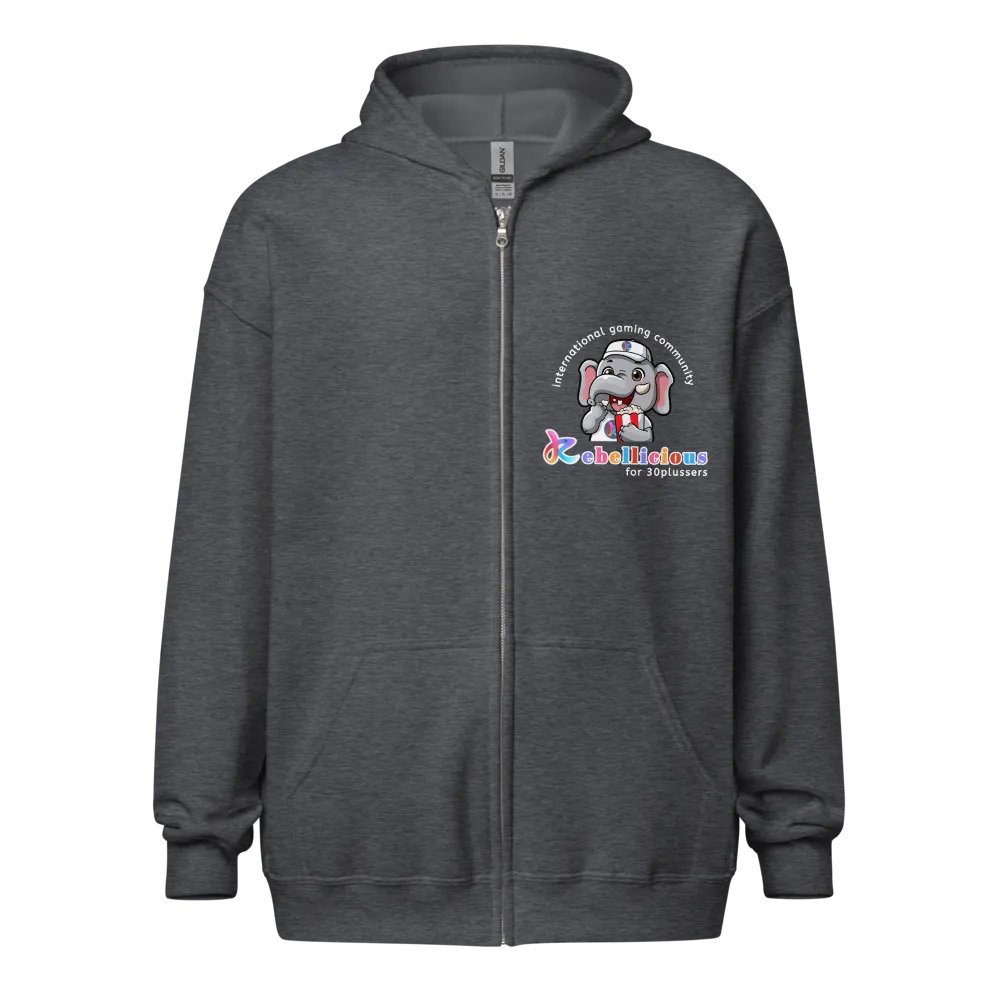 Rebellicious Popcorn Zip Hoodie product image (10)