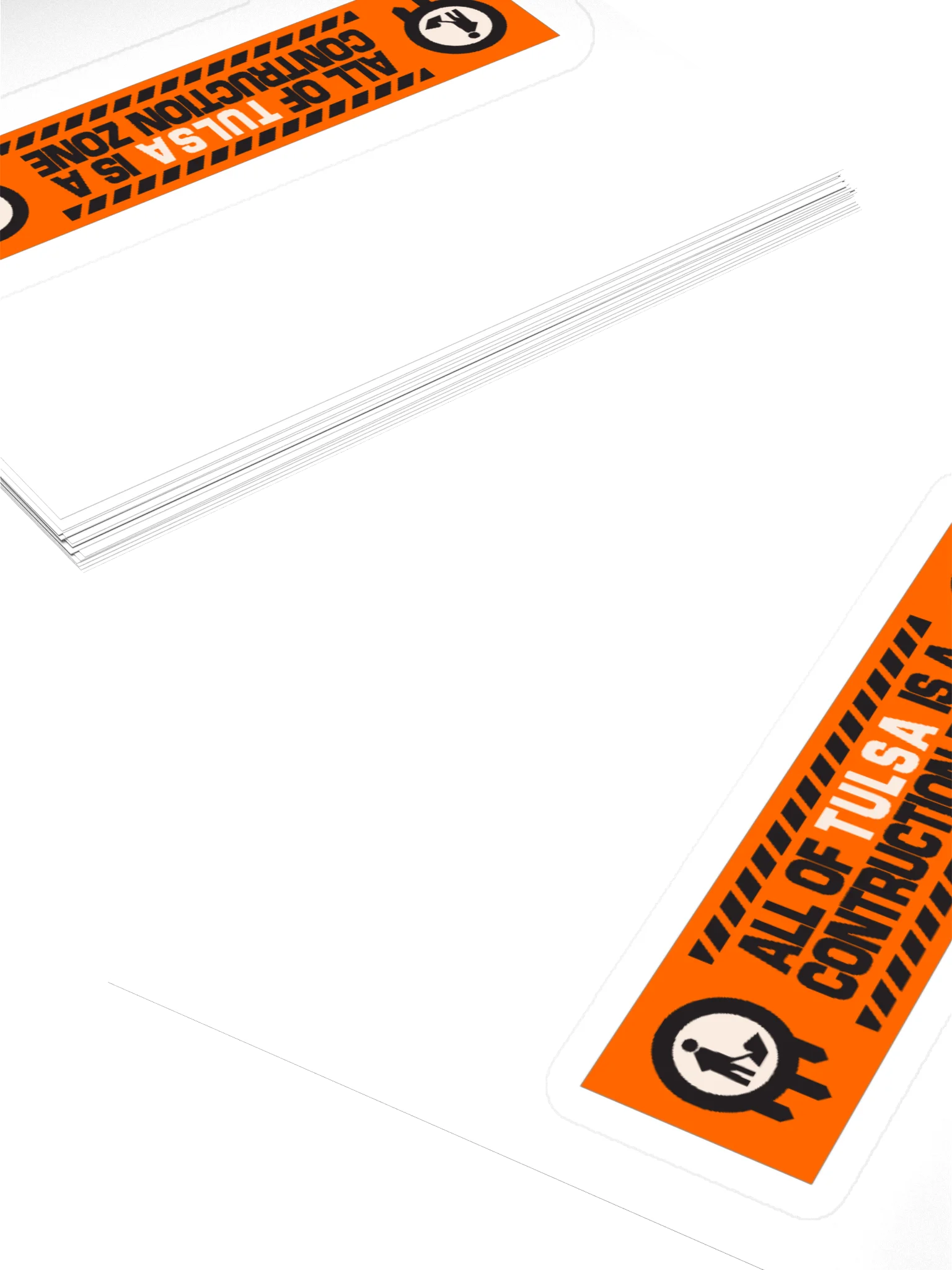Tulsa is a Construction Zone Sticker product image (13)