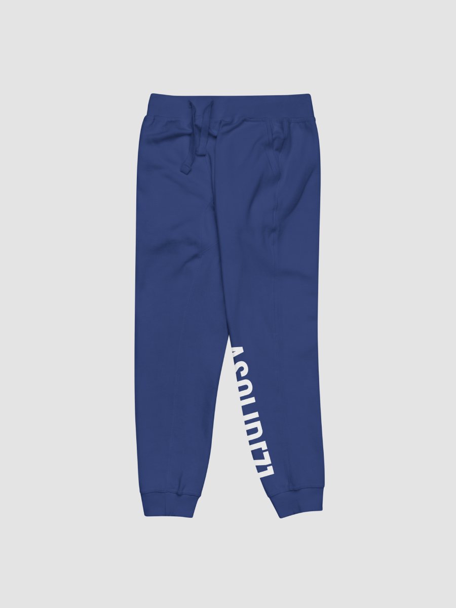 ASolid[7] Unisex Black Fleece Sweatpants product image (2)