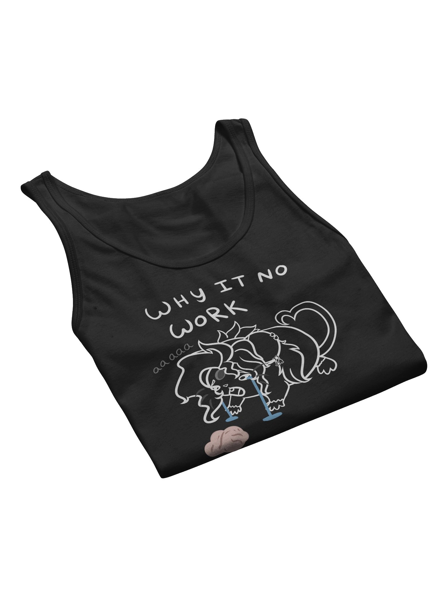 WHY IT NO WORK - Dark Mode Tank Top product image (4)