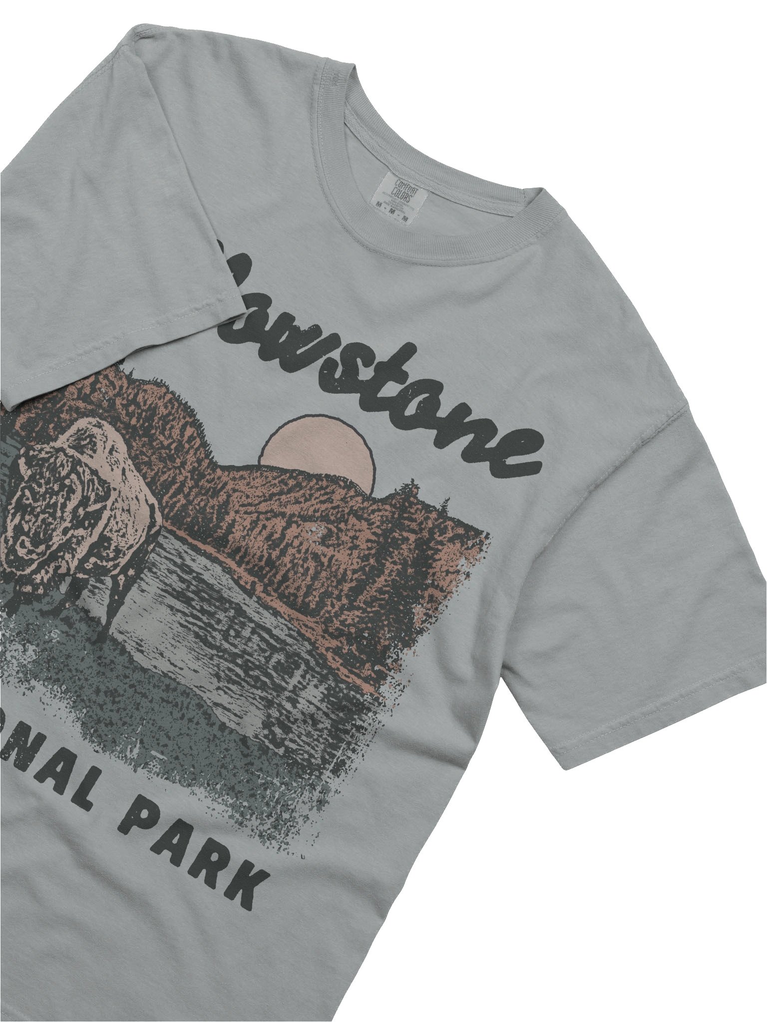 Yellowstone National Park Buffalo Shirt – Vintage Bison Landscape Retro Graphic Tee product image (5)