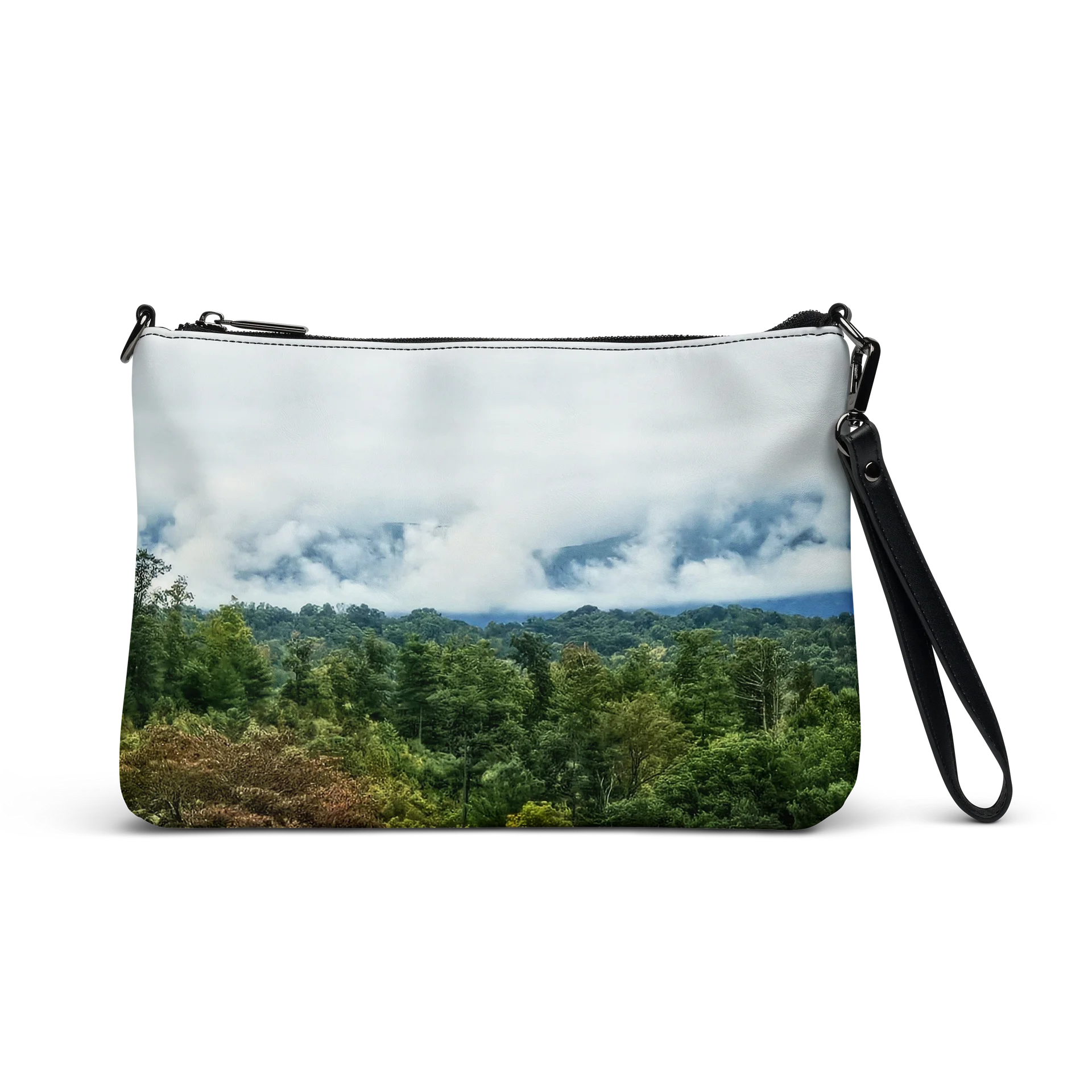 Misty Jungle All-Over Print Crossbody Bag product image (1)