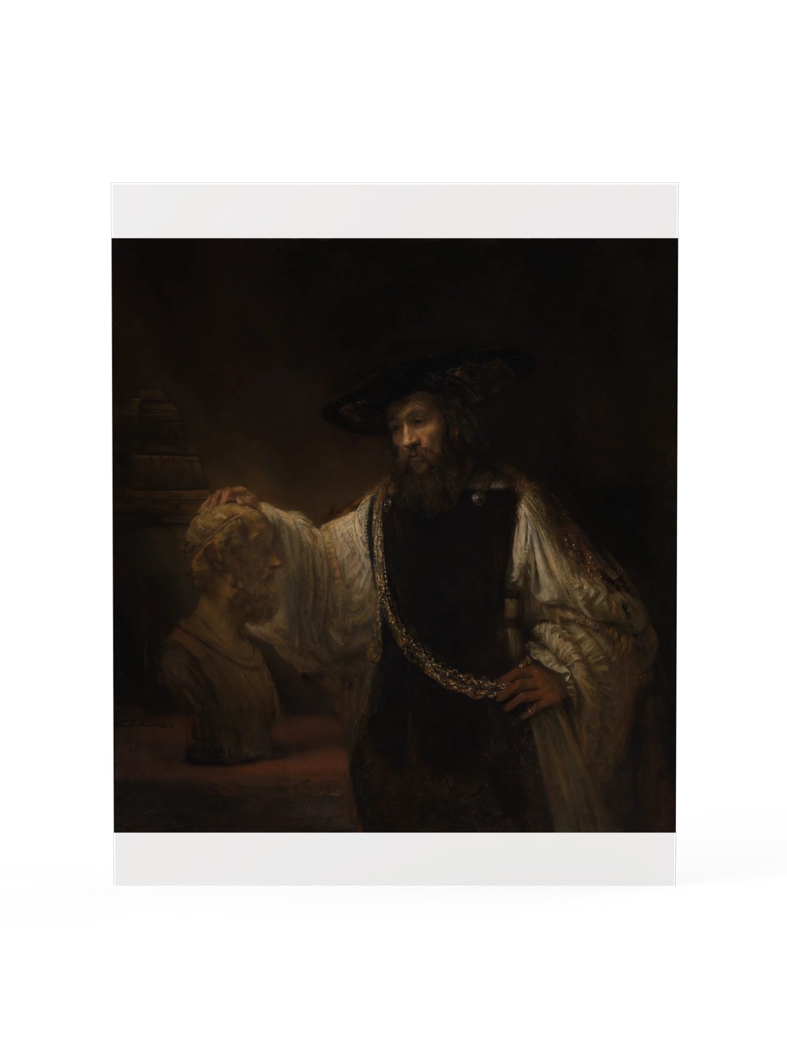 Rembrandt, Aristotle with a Bust of Homer (1653) Fine Art Print product image (15)
