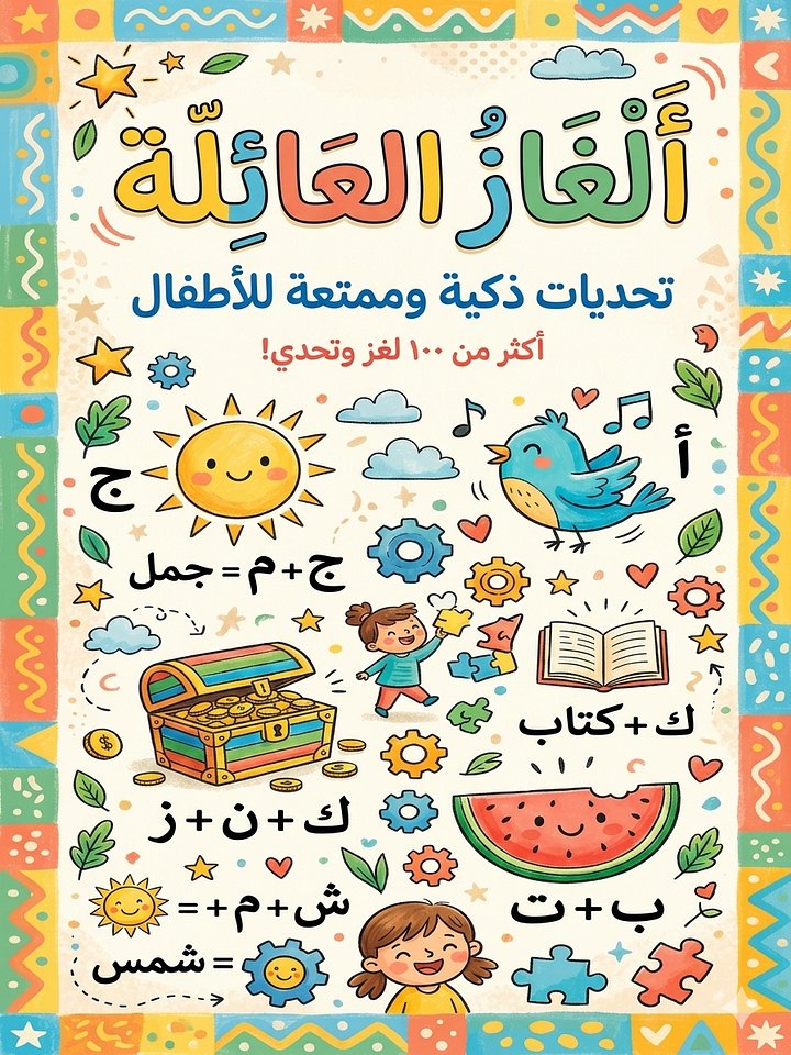 موسوعة التحديات الذكية: أكثر من 100 نشاط تفاعلي لبناء ذكاء طفلك product image (1)