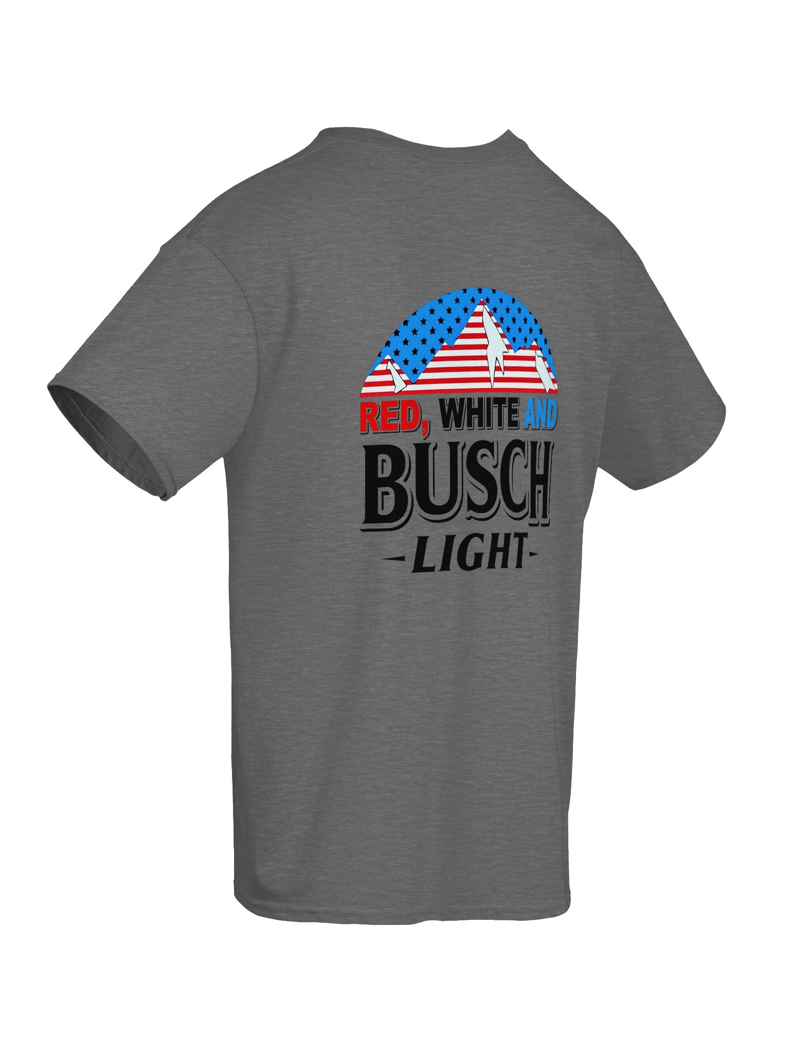 Red, White and Busch — Minimal Patriotic Graphic Tee product image (58)