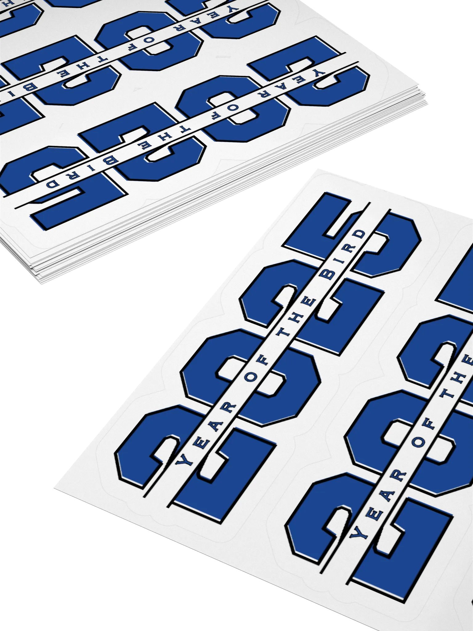 Blue "Year of the Bird" Stickers product image (4)
