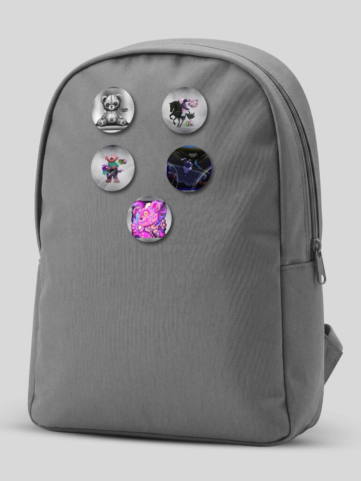 Anxiety Bear Spooky pins product image (7)