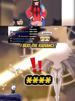 DaGaptain Finally Beats The Radiance! #hollowknight #bossfight #gaming #DaGaptain #Streamer #Twitch #FunnyMoments #Shorts #PNGtuber #Artist #Gamer #twitchclips CHECK OUT MY TWITCH! I GO LIVE 3 DAYS A WEEK! Subscribe to DaGaptain @DaGaptain Socials: Carrd - https://dagaptain.carrd.co/ Discord - https://discord.gg/e796atYrAx Twitch - https://www.twitch.tv/dagaptain Twitter/X - https://x.com/DaGaptain Instagram - https://www.instagram.com/dagaptainn/ TikTok - https://www.tiktok.com/@dagaptain Remember! Keep the comments fun and respectful – don’t be weird and flag/ignore any bad comments! Don't forget to Like and Subscribe for more! Check out my Twitch where I go live 3 days a week. I create gaming content including gameplay videos, livestream highlights, gaming clips, funny moments, multiplayer games, Minecraft content, survival games, adventure games, sandbox games, co-op gameplay, and community events. Follow DaGaptain on Twitch, YouTube, TikTok, Instagram, X, and Discord for gaming videos, streamer content, live streams, and gaming community updates. New content is uploaded regularly across all platforms. Links to everything can be found in Carrd.
