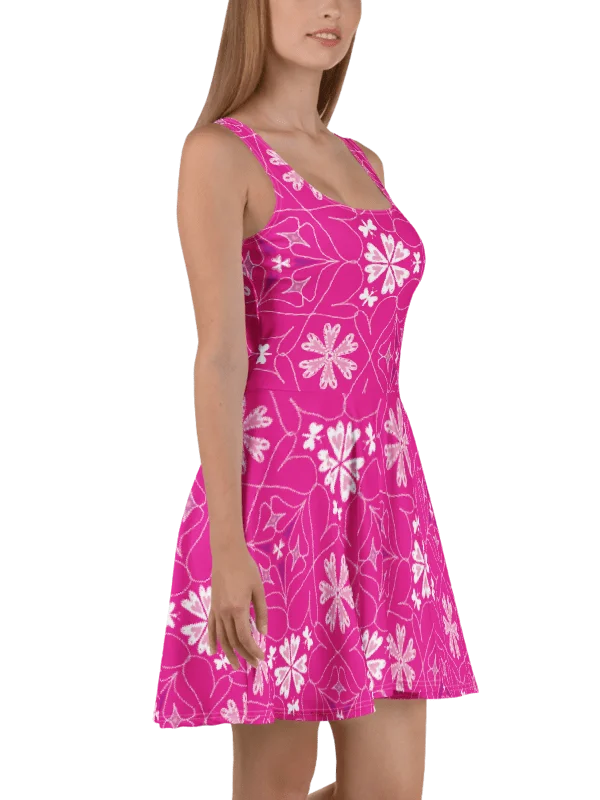 Hearts Blooming Skater Dress | Fit & Flare | Monique Faella Designs™ product image (8)