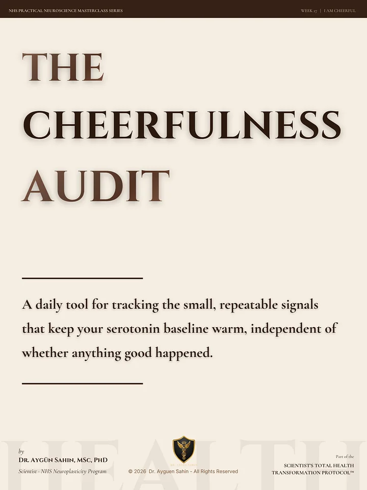 The CHEERFULNESS Audit product image (1)