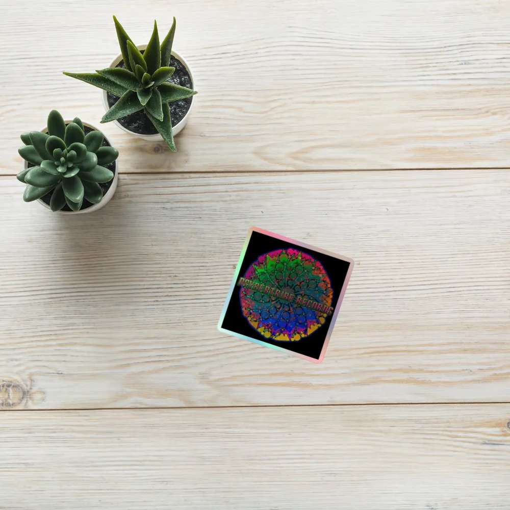 PsyberTribe Records Holo Sticker product image (10)