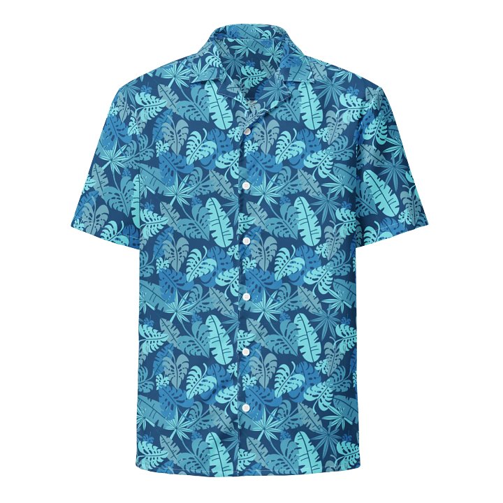 Azure Tropic Breeze Hawaiian Shirt: Comfort Meets Fashion product image (1)