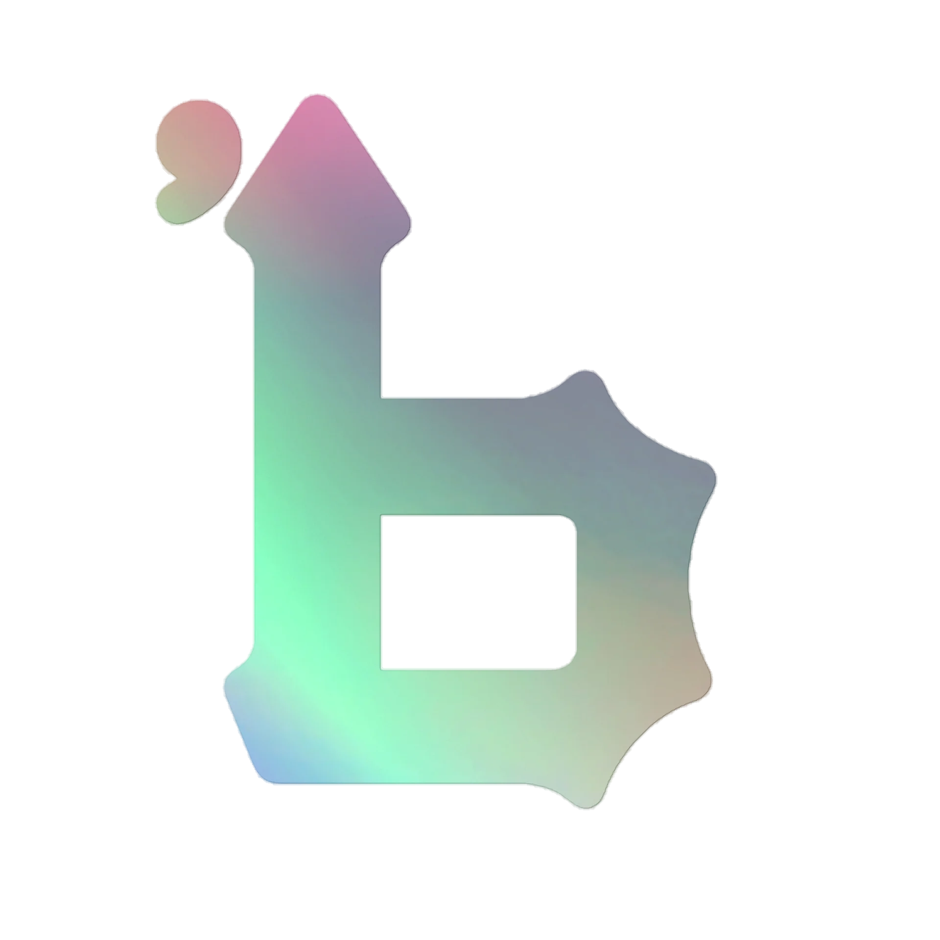 Pixel B Holographic Sticker Sheet product image (1)