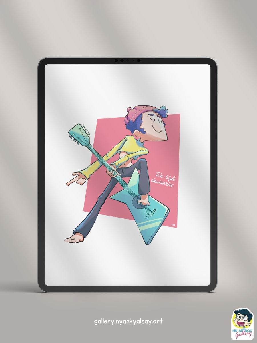Toe Style Guitarist | Digital product image (1)