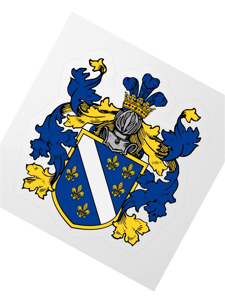 Bosnian Royal Arms Kiss Cut Sticker product image (5)
