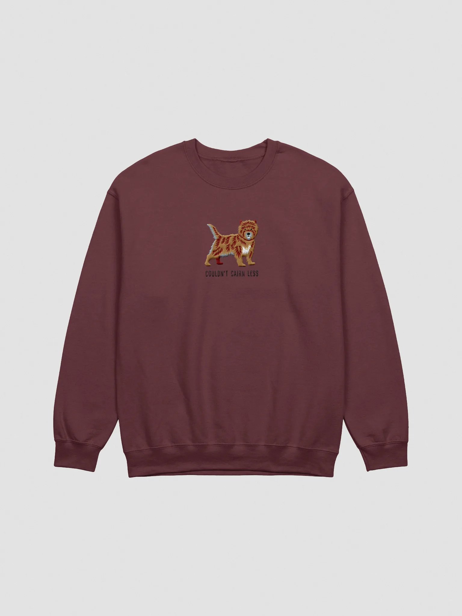 Couldn't Cairn Less Sweatshirt (Embroidered) of a Cairn Terrier(Brindle) product image (3)