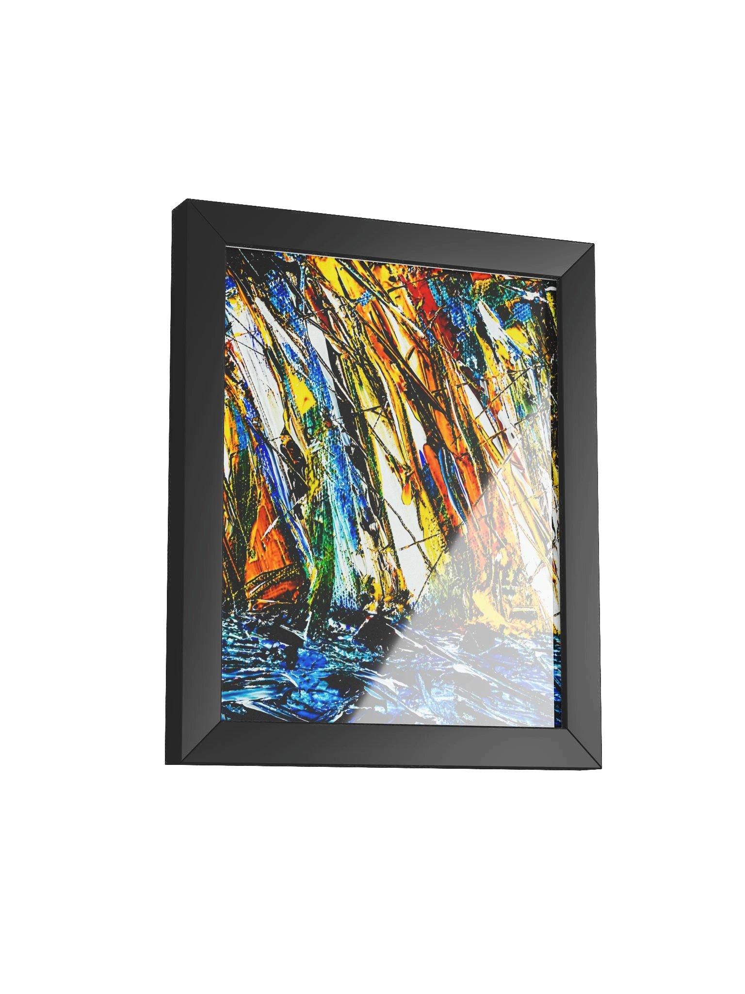 Human Post Regatta – Fine Art Print with Frame product image (2)