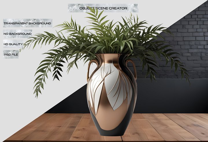 Ethereal Elegance - Vase Design PNG & PSD product image (2)