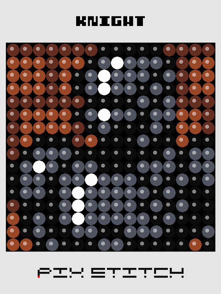 Knight Pixel Art product image (1)