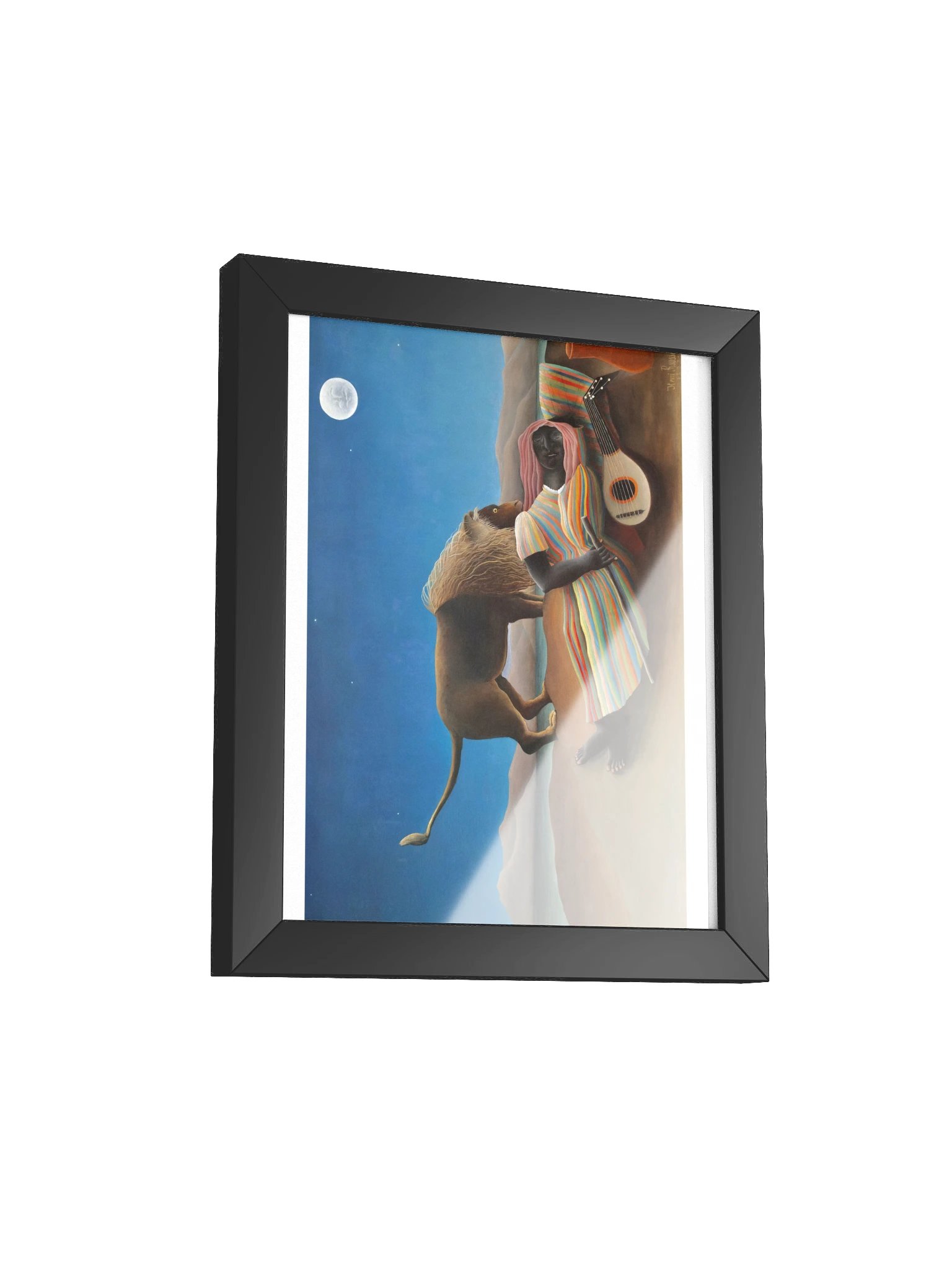 The Sleeping Gypsy — Small Framed Matte Poster product image (6)