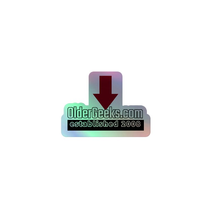 Downward Arrow Holographic Sticker product image (1)