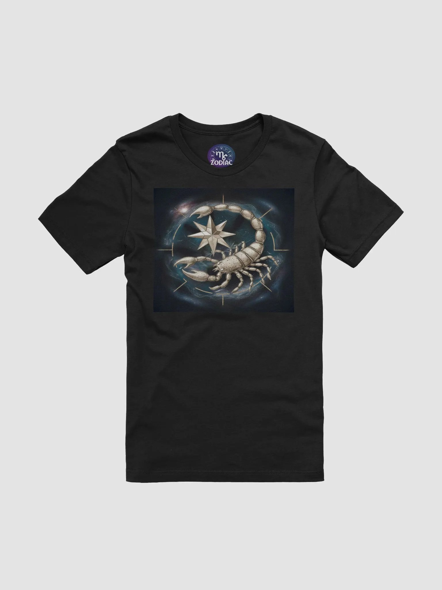 Scorpio Zodiac Unisex Supersoft T-Shirt with Cosmic Design product image (3)