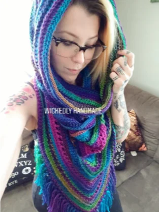 Crochet Mommy & Me Hooded Scarf product image (12)