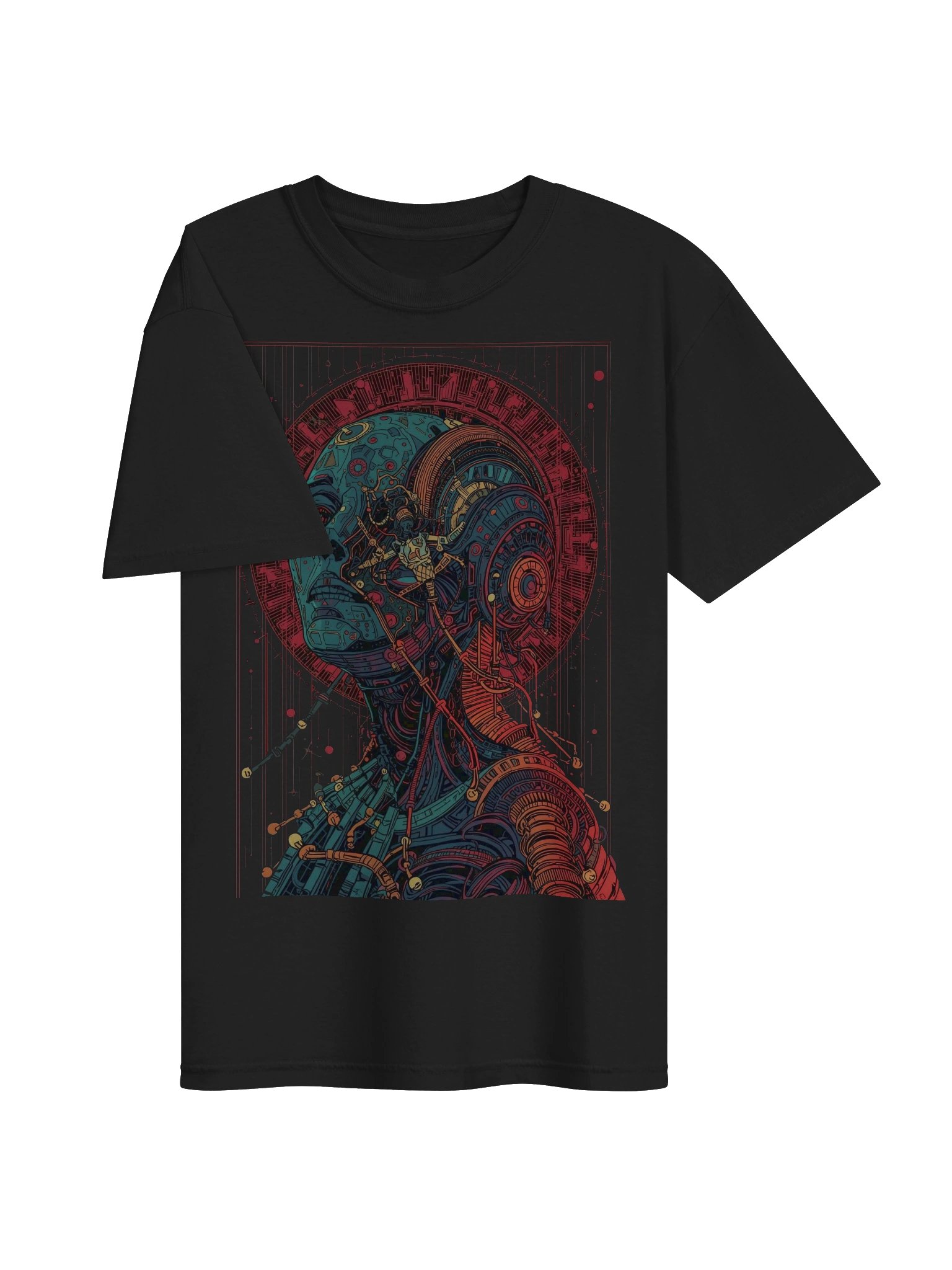 Haloed Cyborg Heavyweight T-Shirt product image (6)