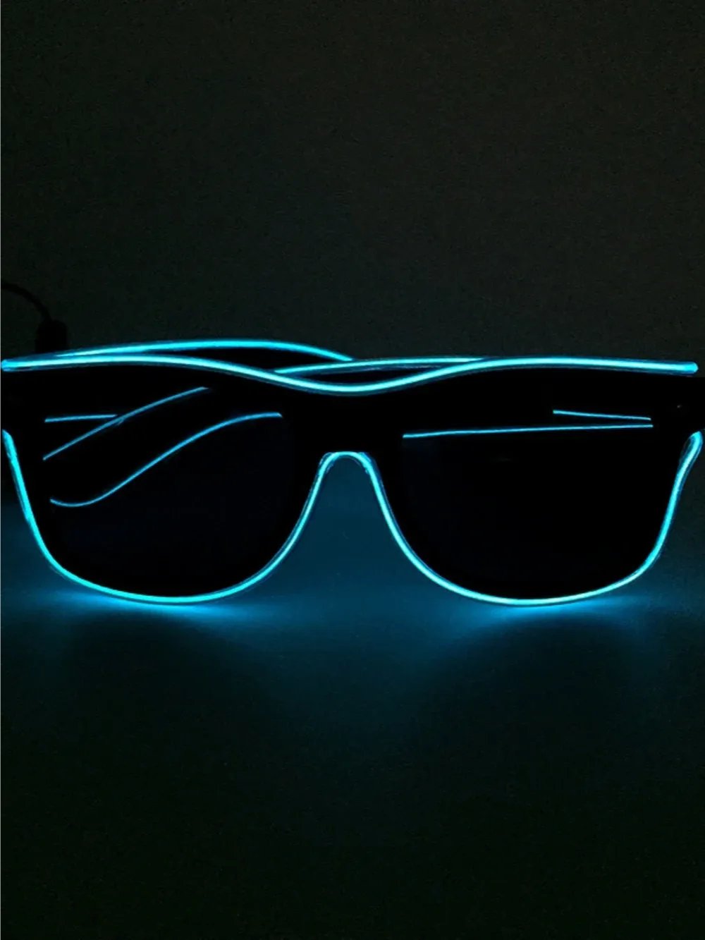 LED نظارات نيون مضيئة للحفلات والهالوين – تصميم عصري ومميز product image (4)